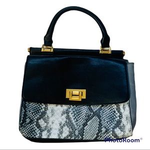 Faux Snakeskin Purse